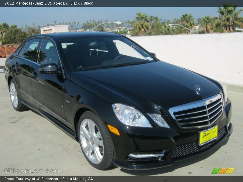 Black / Black 2012 Mercedes-Benz E 350 Sedan
