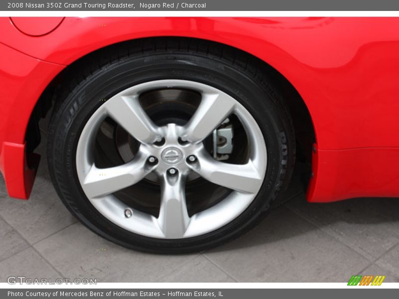 Nogaro Red / Charcoal 2008 Nissan 350Z Grand Touring Roadster