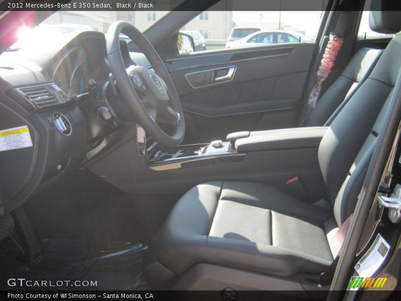 Black / Black 2012 Mercedes-Benz E 350 Sedan