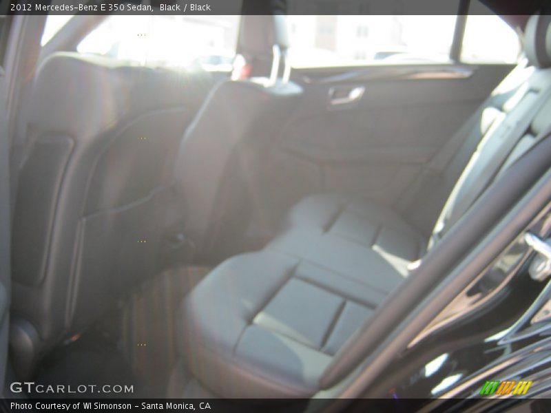 Black / Black 2012 Mercedes-Benz E 350 Sedan