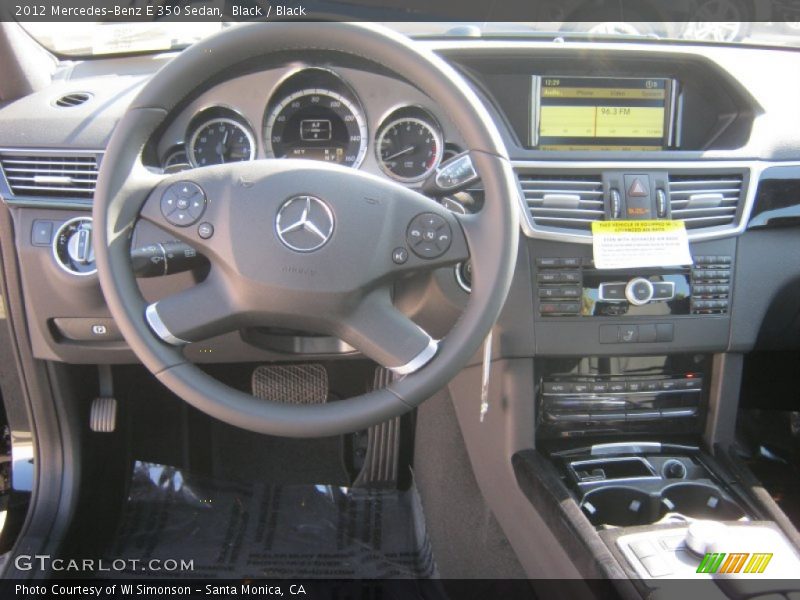 Black / Black 2012 Mercedes-Benz E 350 Sedan