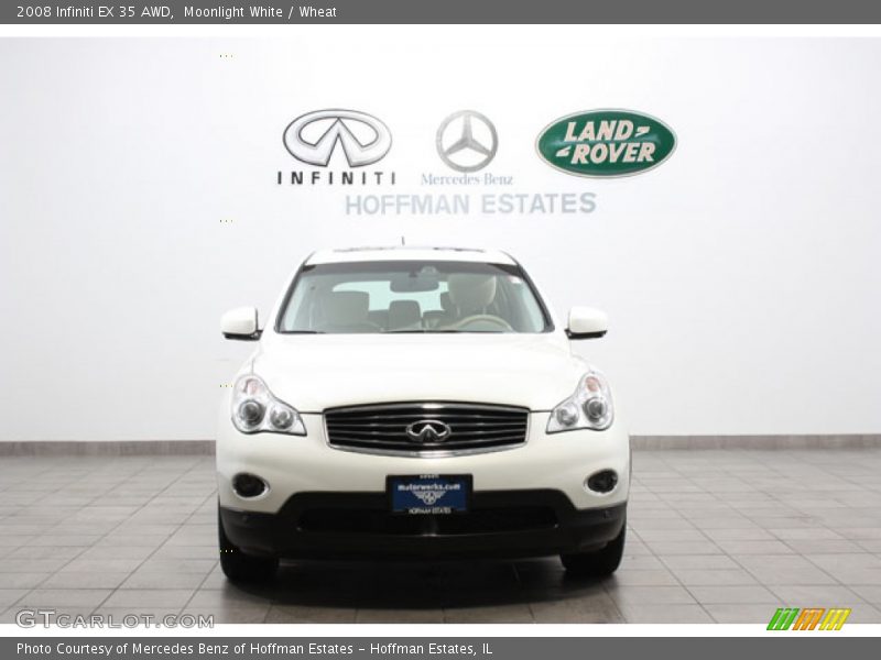 Moonlight White / Wheat 2008 Infiniti EX 35 AWD