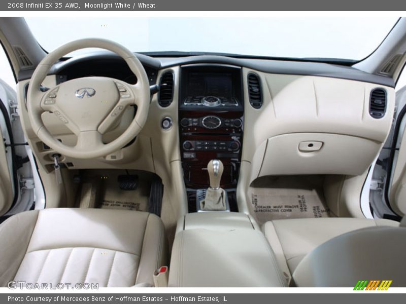 Moonlight White / Wheat 2008 Infiniti EX 35 AWD