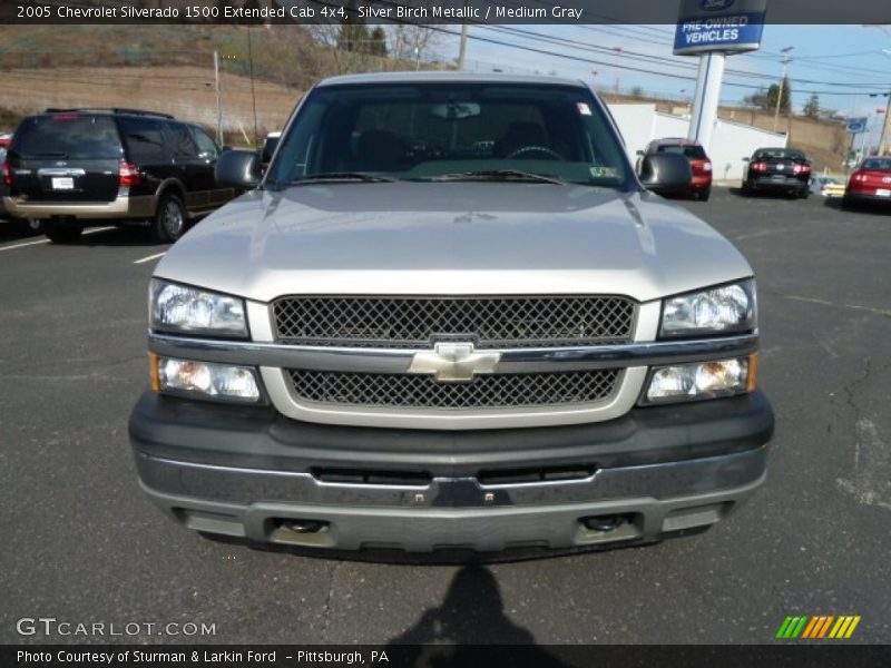 Silver Birch Metallic / Medium Gray 2005 Chevrolet Silverado 1500 Extended Cab 4x4
