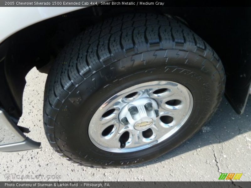 Silver Birch Metallic / Medium Gray 2005 Chevrolet Silverado 1500 Extended Cab 4x4