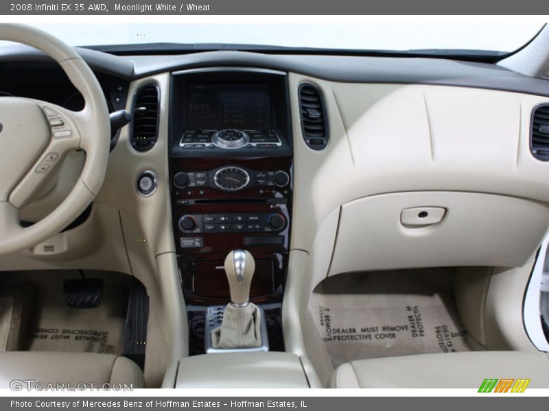 Moonlight White / Wheat 2008 Infiniti EX 35 AWD