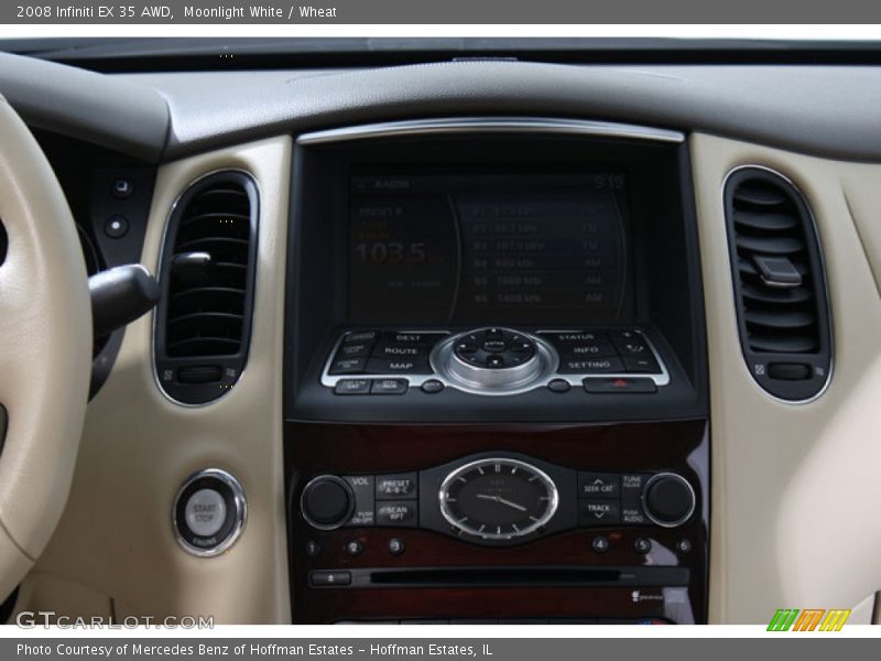 Moonlight White / Wheat 2008 Infiniti EX 35 AWD
