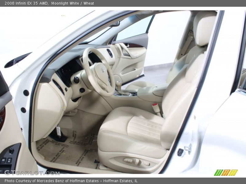 Moonlight White / Wheat 2008 Infiniti EX 35 AWD