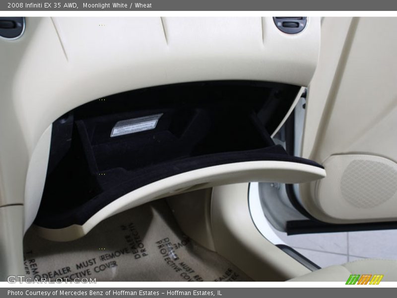 Moonlight White / Wheat 2008 Infiniti EX 35 AWD