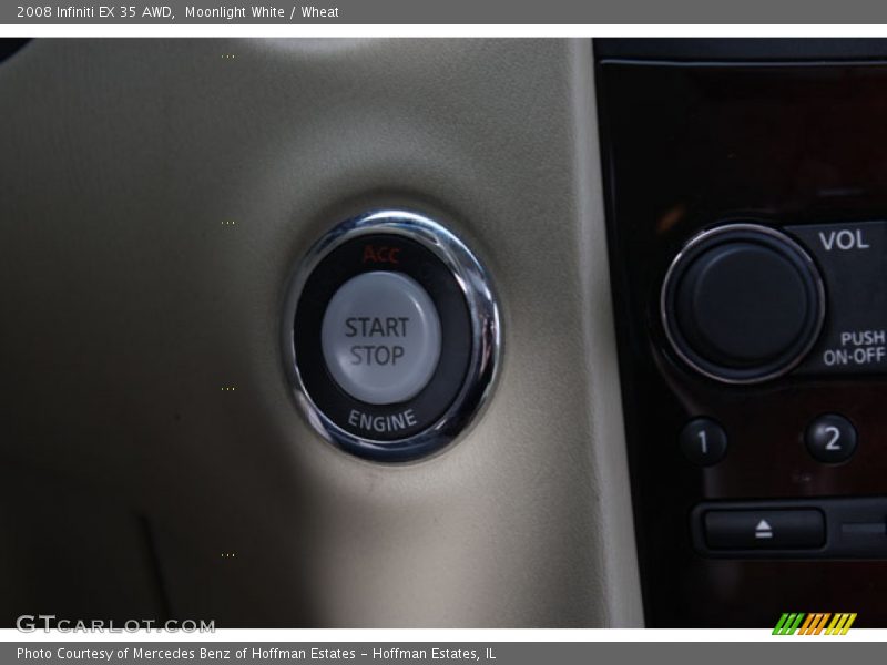 Moonlight White / Wheat 2008 Infiniti EX 35 AWD