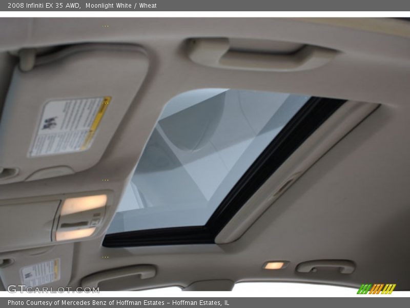 Moonlight White / Wheat 2008 Infiniti EX 35 AWD