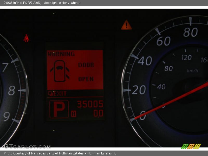 Moonlight White / Wheat 2008 Infiniti EX 35 AWD