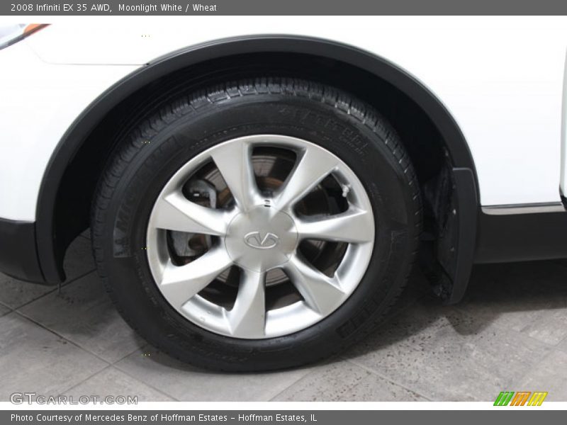 Moonlight White / Wheat 2008 Infiniti EX 35 AWD