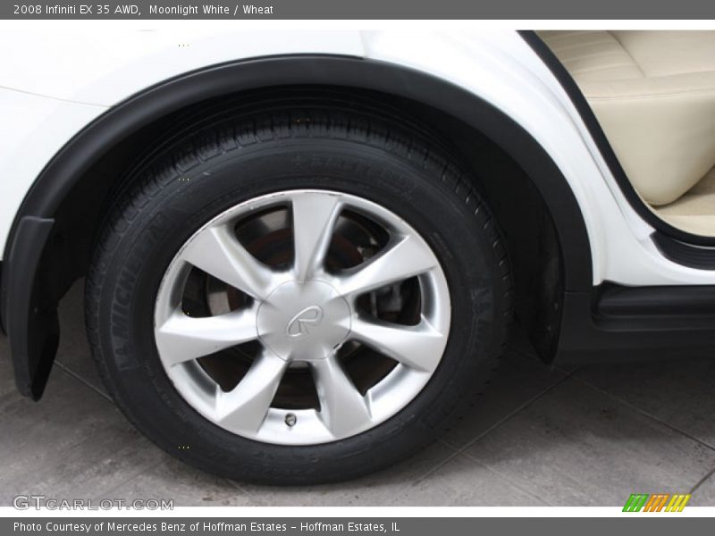 Moonlight White / Wheat 2008 Infiniti EX 35 AWD