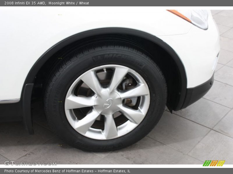 Moonlight White / Wheat 2008 Infiniti EX 35 AWD