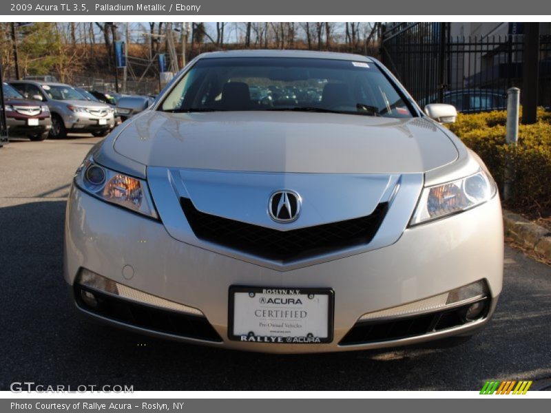 Palladium Metallic / Ebony 2009 Acura TL 3.5