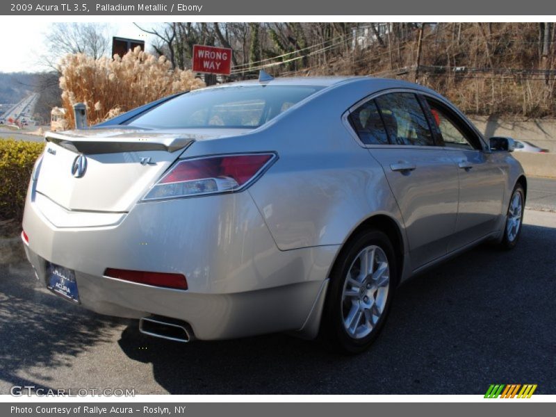 Palladium Metallic / Ebony 2009 Acura TL 3.5