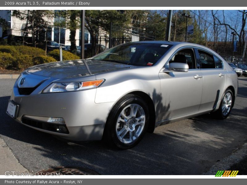 Palladium Metallic / Ebony 2009 Acura TL 3.5