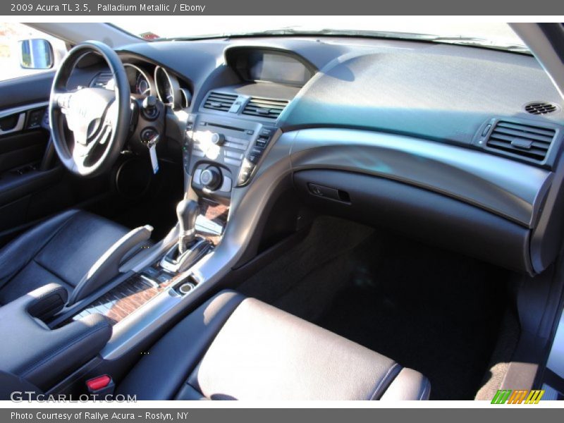 Palladium Metallic / Ebony 2009 Acura TL 3.5