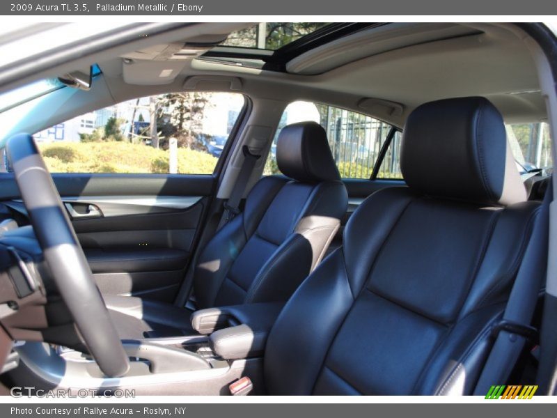 Palladium Metallic / Ebony 2009 Acura TL 3.5