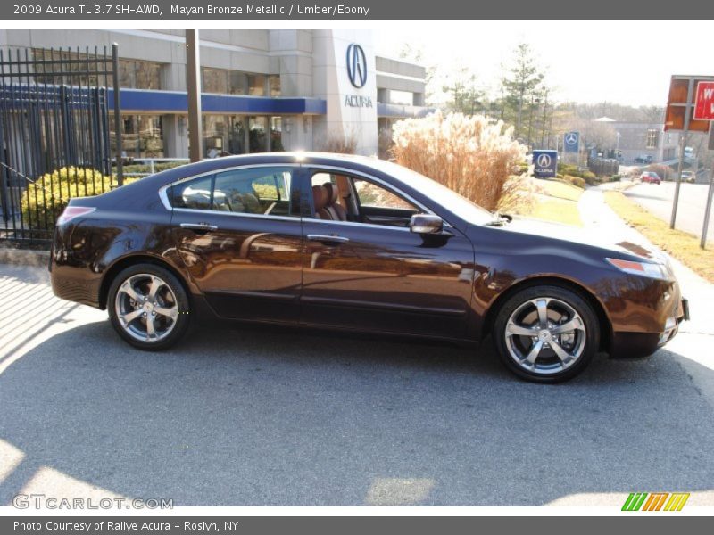 Mayan Bronze Metallic / Umber/Ebony 2009 Acura TL 3.7 SH-AWD