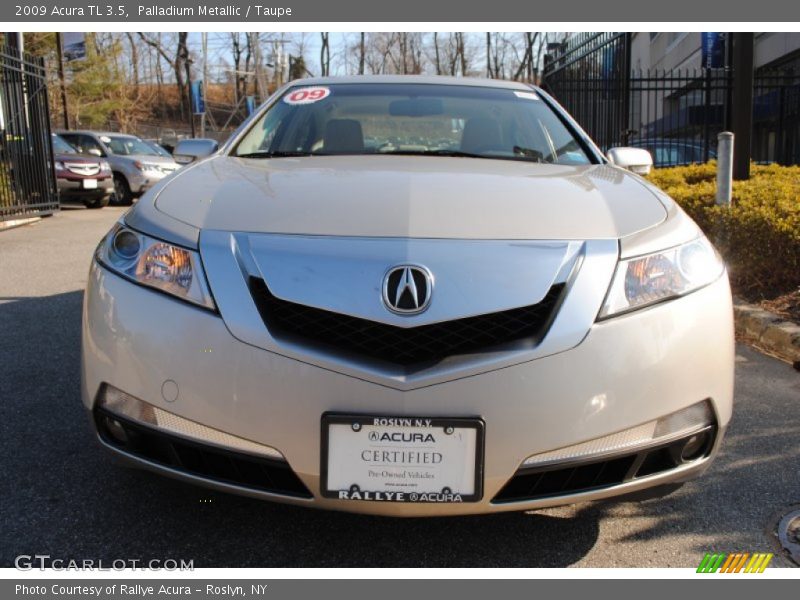 Palladium Metallic / Taupe 2009 Acura TL 3.5