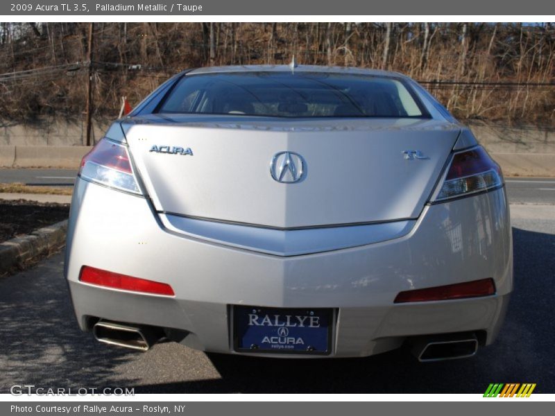 Palladium Metallic / Taupe 2009 Acura TL 3.5