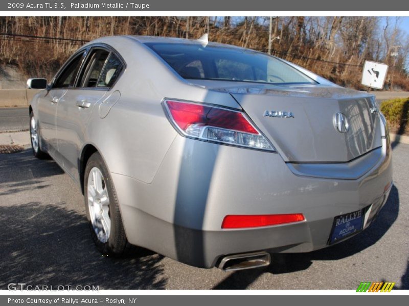Palladium Metallic / Taupe 2009 Acura TL 3.5