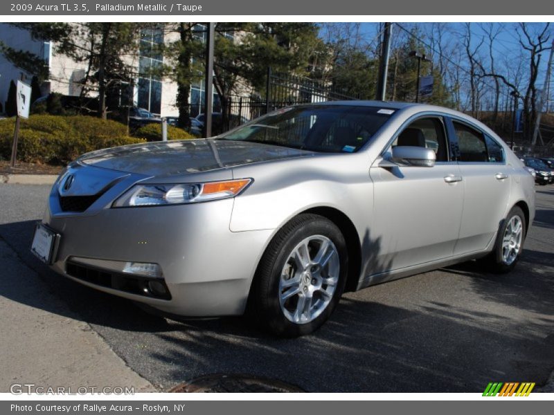 Palladium Metallic / Taupe 2009 Acura TL 3.5