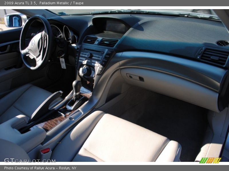 Palladium Metallic / Taupe 2009 Acura TL 3.5