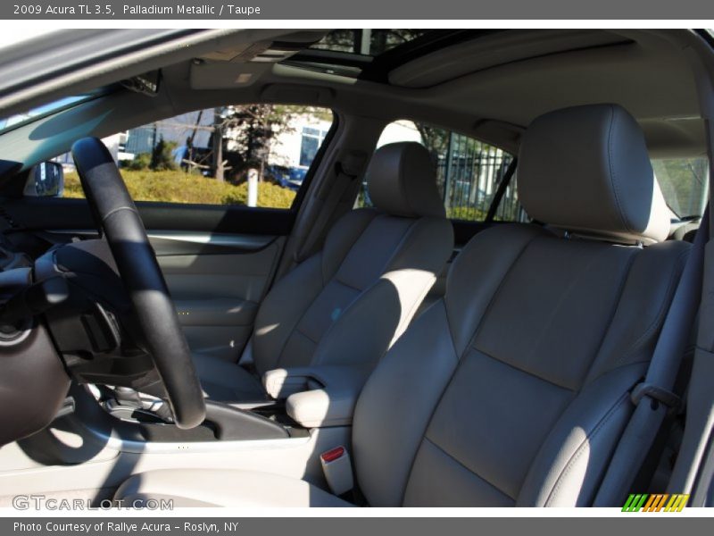 Palladium Metallic / Taupe 2009 Acura TL 3.5