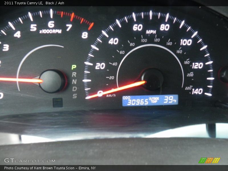 Black / Ash 2011 Toyota Camry LE