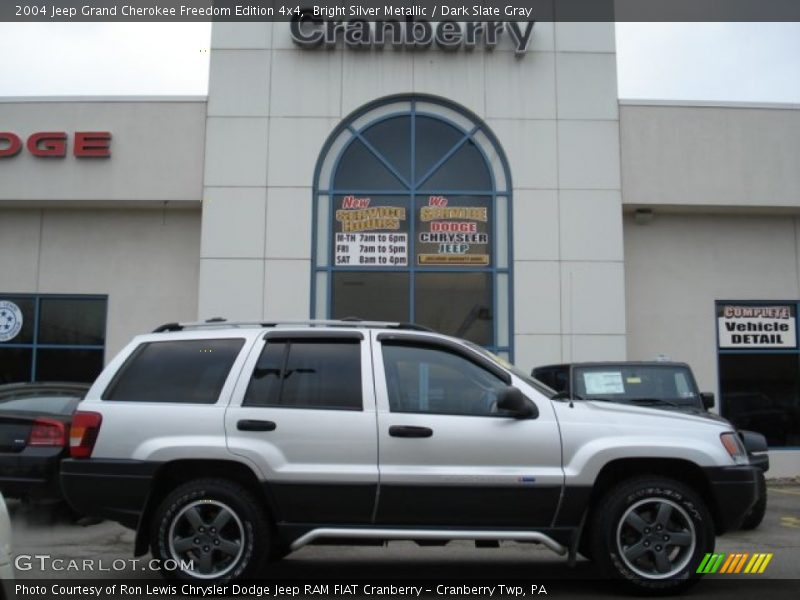 Bright Silver Metallic / Dark Slate Gray 2004 Jeep Grand Cherokee Freedom Edition 4x4