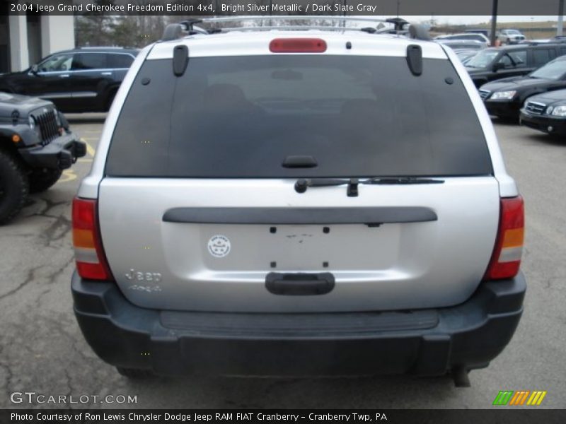 Bright Silver Metallic / Dark Slate Gray 2004 Jeep Grand Cherokee Freedom Edition 4x4