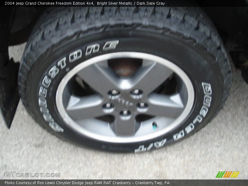 Bright Silver Metallic / Dark Slate Gray 2004 Jeep Grand Cherokee Freedom Edition 4x4
