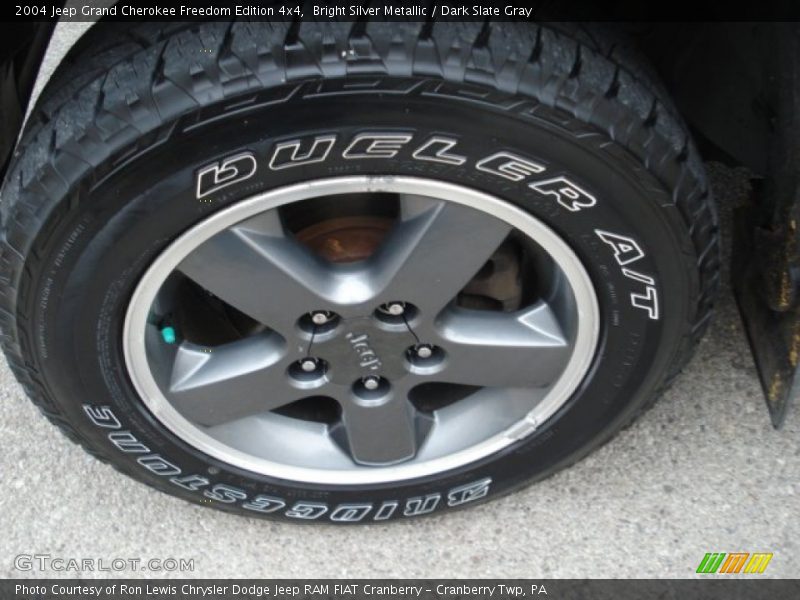 Bright Silver Metallic / Dark Slate Gray 2004 Jeep Grand Cherokee Freedom Edition 4x4