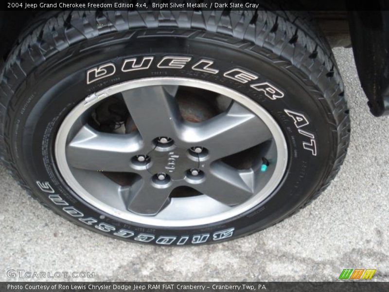 Bright Silver Metallic / Dark Slate Gray 2004 Jeep Grand Cherokee Freedom Edition 4x4