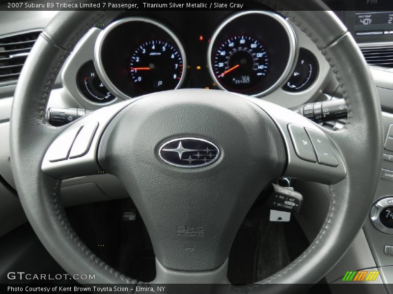 Titanium Silver Metallic / Slate Gray 2007 Subaru B9 Tribeca Limited 7 Passenger