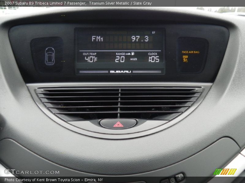 Titanium Silver Metallic / Slate Gray 2007 Subaru B9 Tribeca Limited 7 Passenger