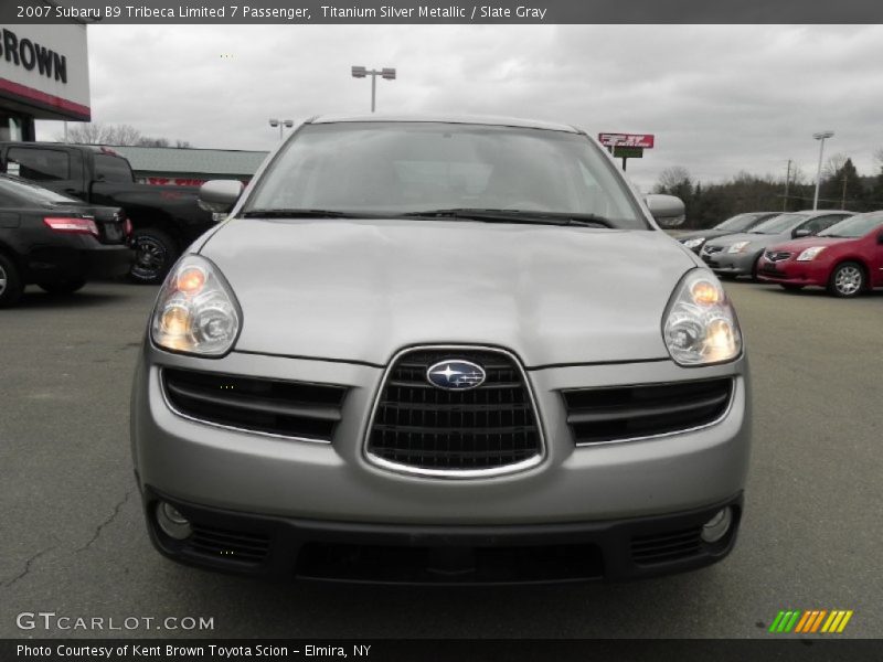 Titanium Silver Metallic / Slate Gray 2007 Subaru B9 Tribeca Limited 7 Passenger