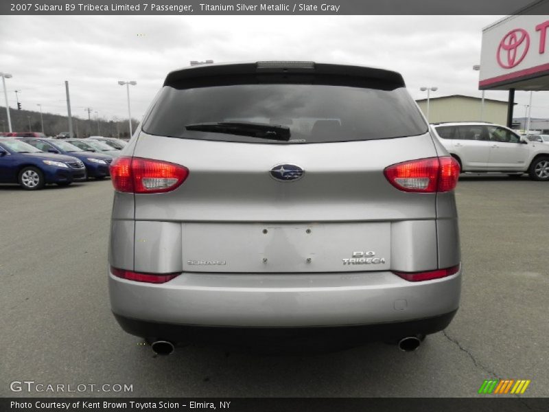 Titanium Silver Metallic / Slate Gray 2007 Subaru B9 Tribeca Limited 7 Passenger