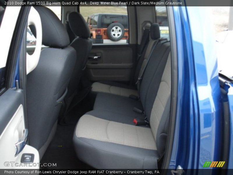 Deep Water Blue Pearl / Dark Slate/Medium Graystone 2010 Dodge Ram 1500 Big Horn Quad Cab 4x4