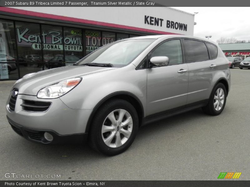 Titanium Silver Metallic / Slate Gray 2007 Subaru B9 Tribeca Limited 7 Passenger