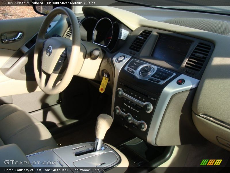 Brilliant Silver Metallic / Beige 2009 Nissan Murano SL