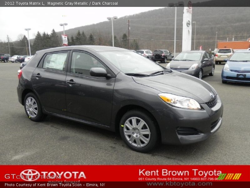 Magnetic Gray Metallic / Dark Charcoal 2012 Toyota Matrix L
