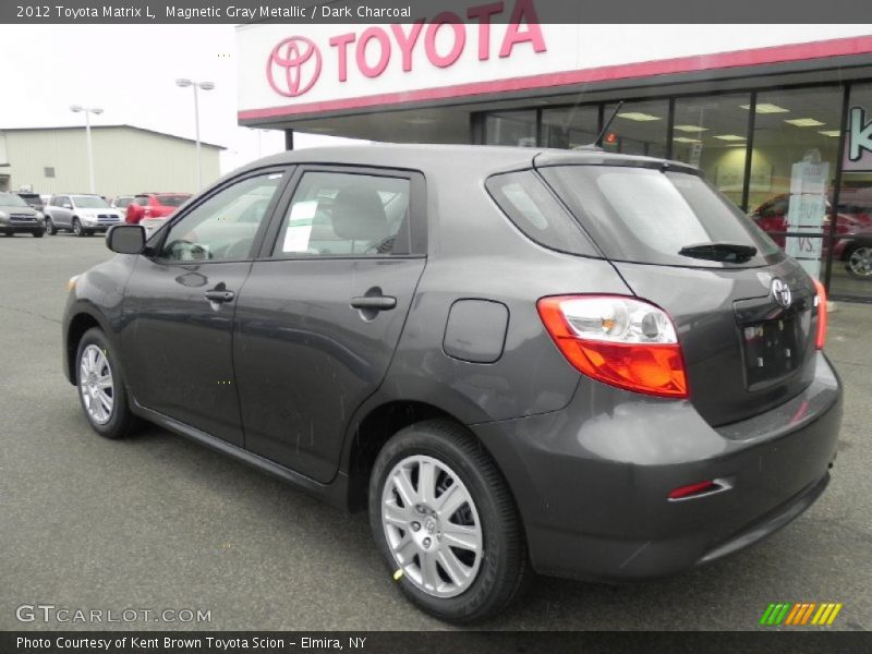 Magnetic Gray Metallic / Dark Charcoal 2012 Toyota Matrix L