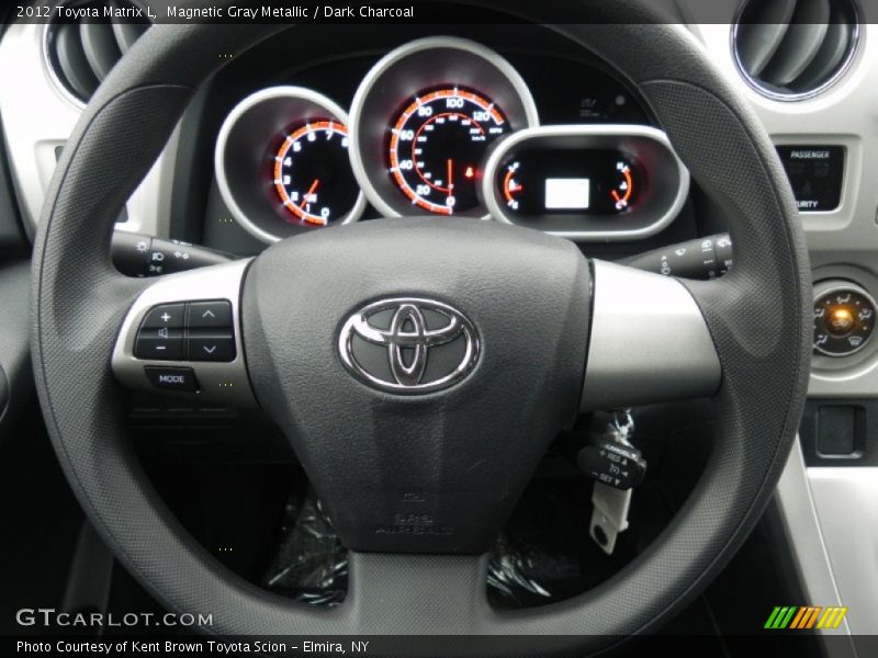 Magnetic Gray Metallic / Dark Charcoal 2012 Toyota Matrix L