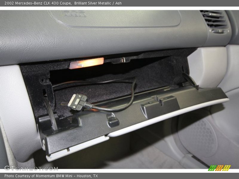 Brilliant Silver Metallic / Ash 2002 Mercedes-Benz CLK 430 Coupe