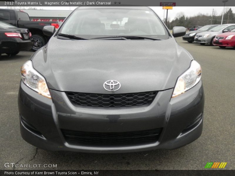 Magnetic Gray Metallic / Dark Charcoal 2012 Toyota Matrix L