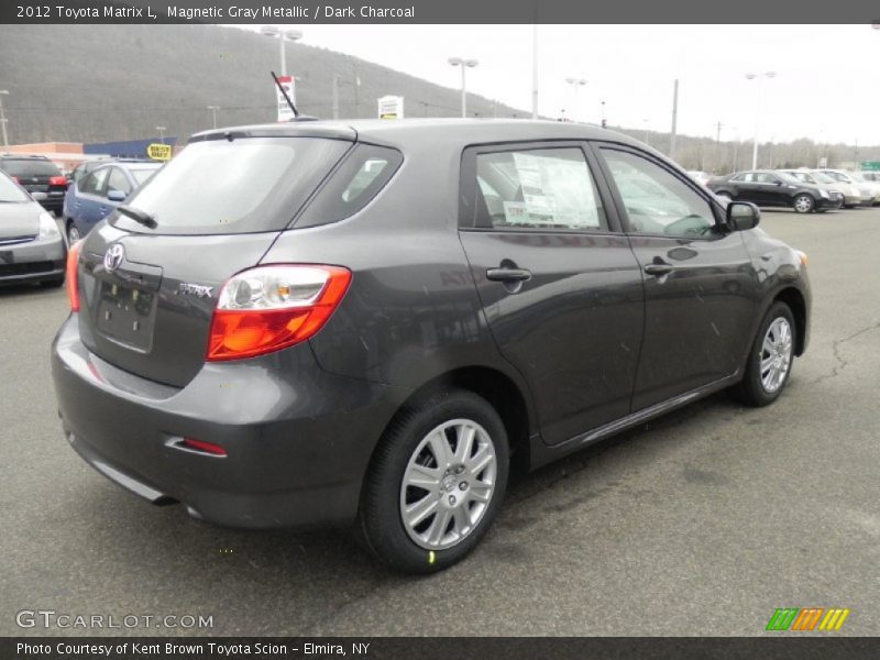 Magnetic Gray Metallic / Dark Charcoal 2012 Toyota Matrix L